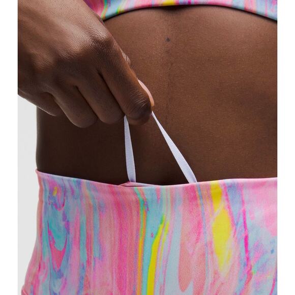 NWT Sz.4  Lululemon Wunder Train High Rise Tight 25” Prism Marble Multicolor - Picture 8 of 10